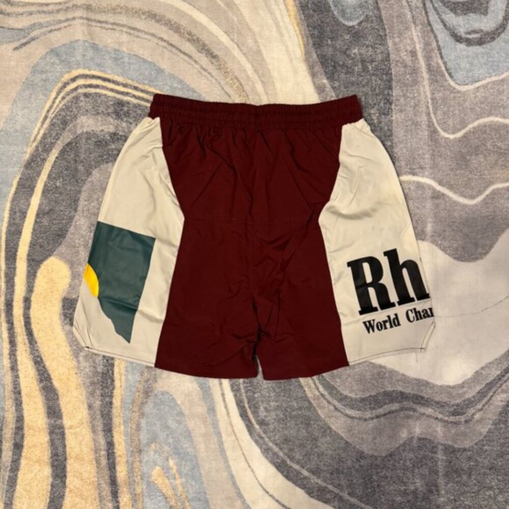 Rhude Marlboro World Championship Racing Red / White Shorts Men’s size Large - Picture 3 of 3